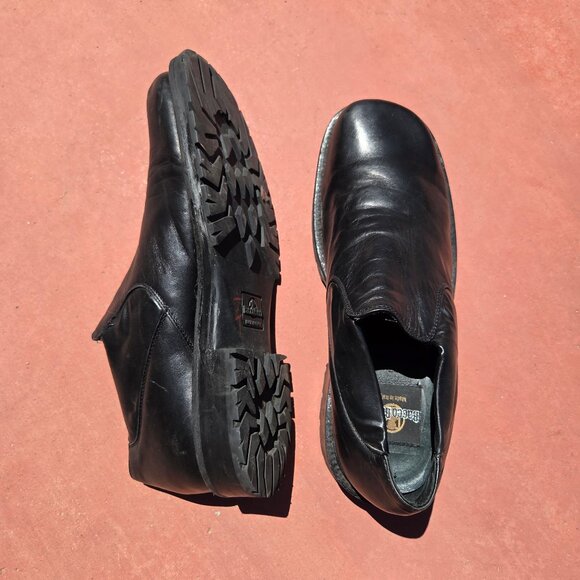 BACCO BUCCI Square Toe Chunky Loafer 11.5. martine italy vibram lug pliner sole - Picture 1 of 9